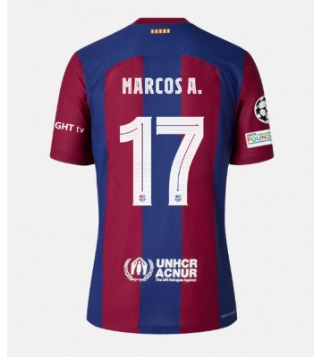 Barcelona Marcos Alonso #17 Koszulka Podstawowych 2023-24 Krótki Rękaw